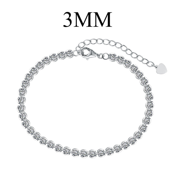 <MAGIC>Ornate  Sparkling Round Cut Daily Bracelet