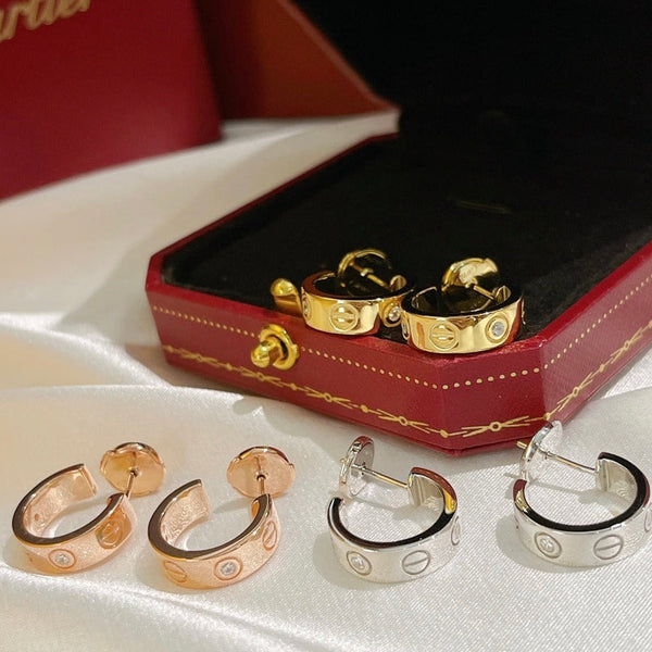 <MAGIC>LOVE EARRINGS 5.7MM 2 DIAMONDS