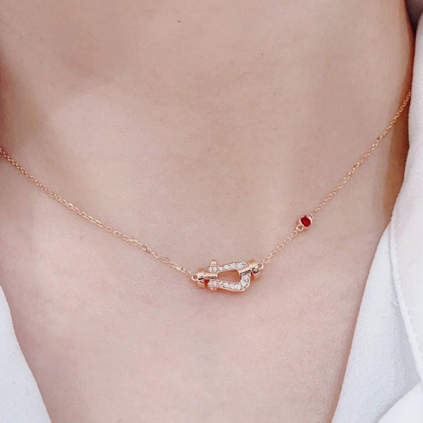 <MAGIC>FORCE 10 DIAMOND PINK GOLD NECKLACE