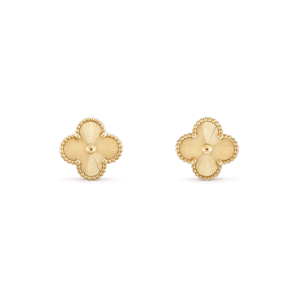 ˇMagic JewelryˇCLOVER MINI 9.5MM LASER EARRINGS