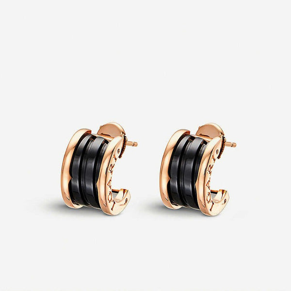 <MAGIC>ZERO 1 PINK GOLD CERAMIC EARRINGS
