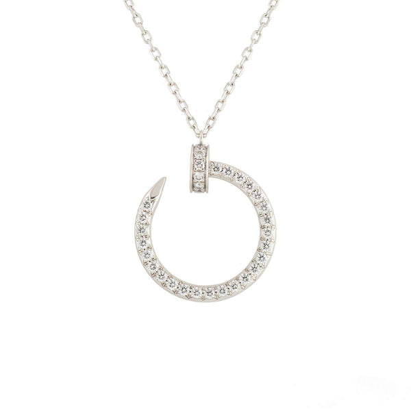 <MAGIC>JUSTE NECKLACE SILVER DIAMONDS