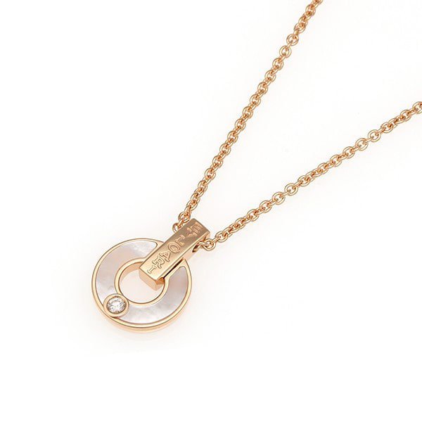 <MAGIC>GARI NECKLACE PINK GOLD MOP