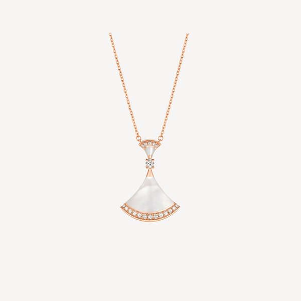 <MAGIC>DREAM NECKLACE MOP PINK GOLD DIAMOND