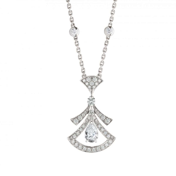 <MAGIC>DREAM NECKLACE WHITE DIAMOND SILVER