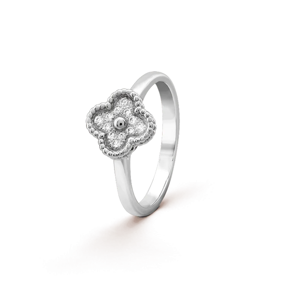 ˇMagic JewelryˇCLOVER DIAMOND RING
