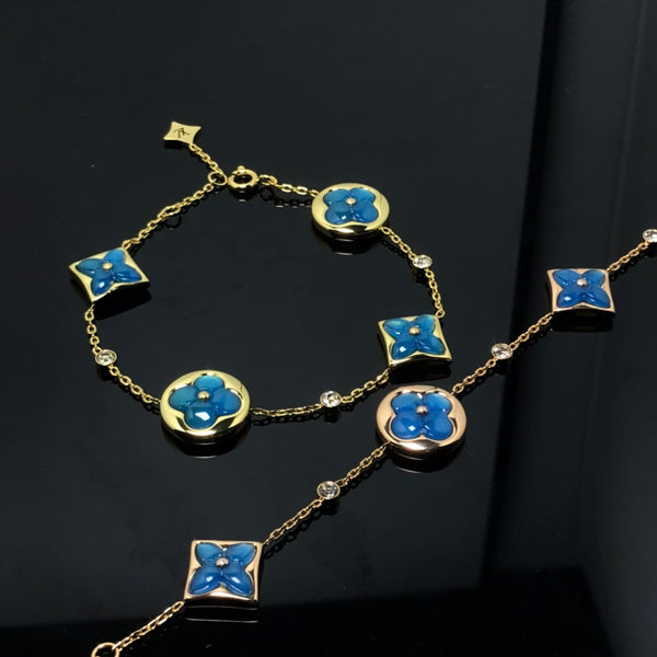 <MAGIC>STAR AND SUN 4 MOTIF BLUE BRACELET
